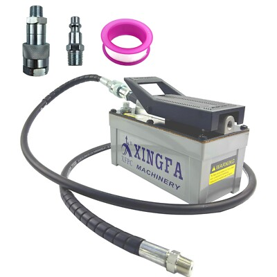#ad Air Hydraulic Pump 10000 PSI 1.7L Reservoir NPT 3 8quot; Oil OutletGray $142.49