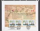 US  4074 FDC Champlain Joint Issue Canada  JUMBO COVER