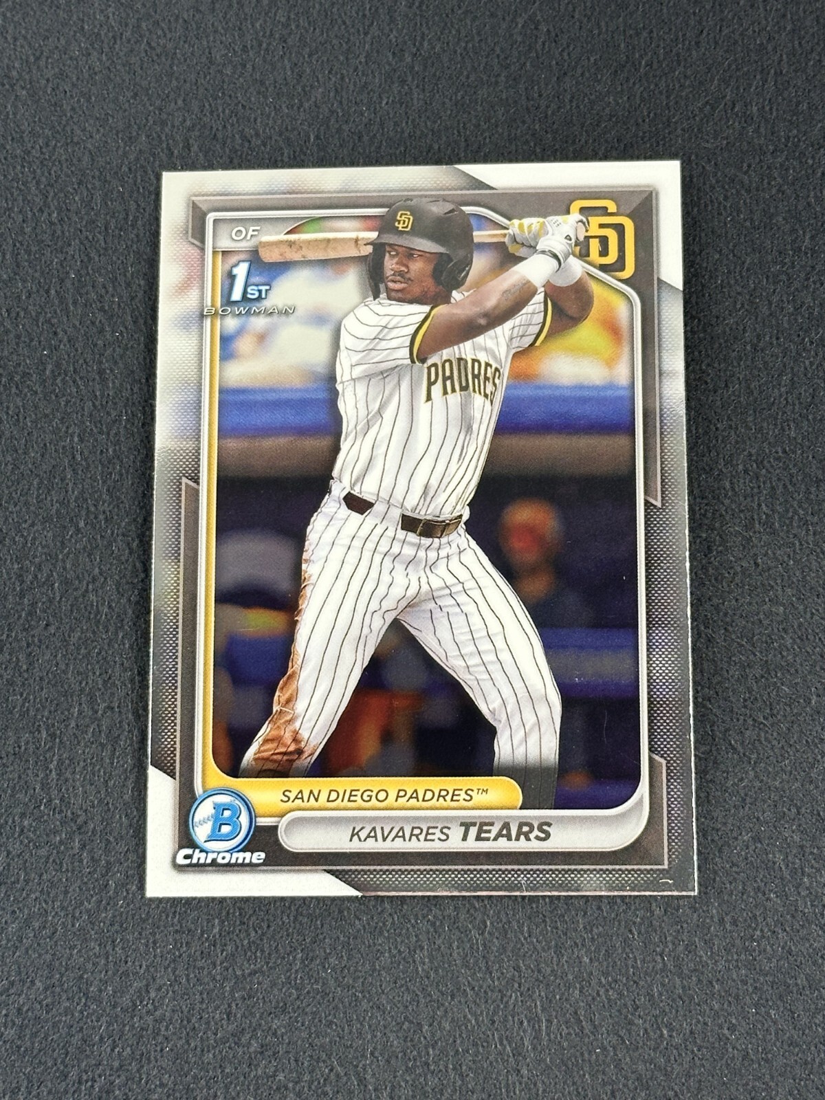 2024 Bowman Draft KAVARES TEARS 1st Bowman Chrome #BDC-57 San Diego Padres