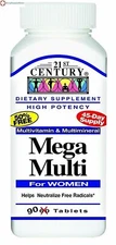 21st Century Mega Multi for Women Tablets 90 Count