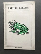 1930s Princes Theatre The Frog Programme John Mortimer Jack Hawkins