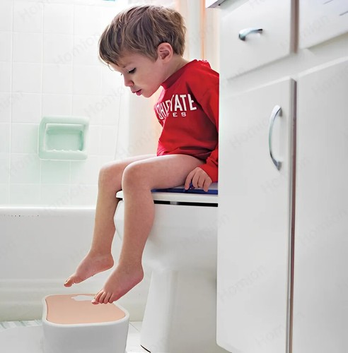 Kids Toddler Foot Step Stool 2 Step Sturdy Reach Ladder Removable Top Anti-Slip - Picture 5 of 22