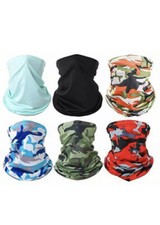 Among Us Gaiter Face Mask Cloth Cover Washable Reusable Face Bandanas 6 Pack