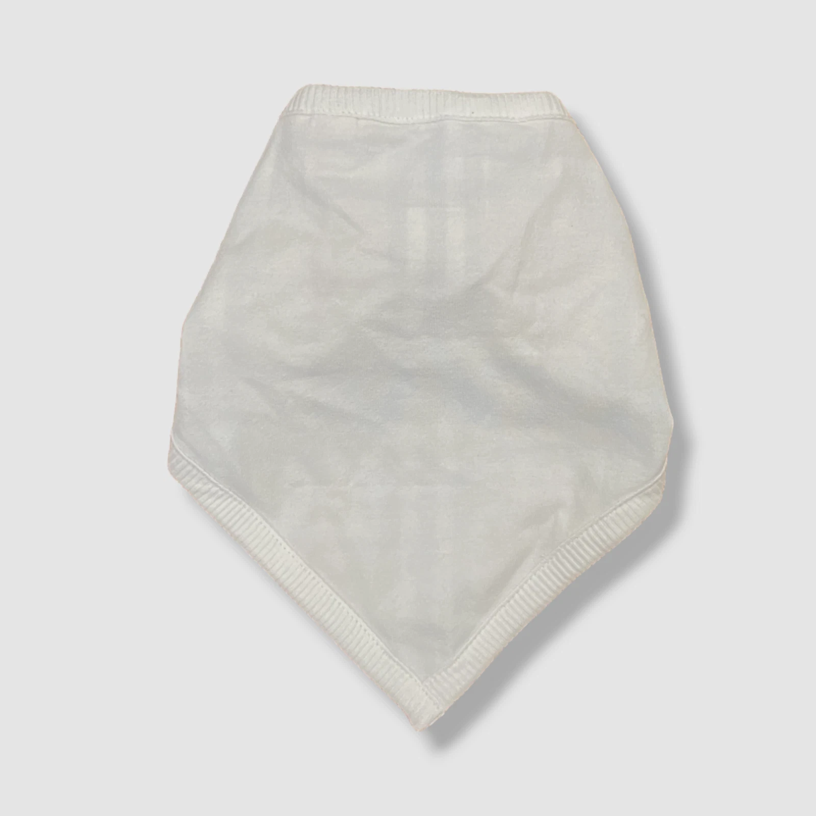 Burberry Unisex Baby White Check Print Snap Bib One Size