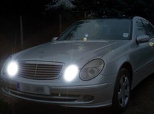 2 PCS For E Class W211 S211 Side Light Cool WHITE LED Bulbs Canbus Error Free