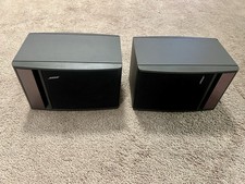 Pair of Bose Model 141 Full Range Bookshelf Home Stereo Speakers 40 W Tested