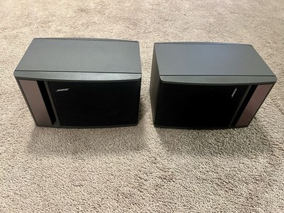 Pair of Bose Model 141 Full Range Bookshelf Home Stereo Speakers 40 W Tested