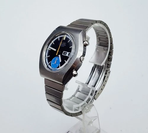 Men's JAPAN Vintage 1973 AUTOMATIC CHRONOGRAPH Watch SEIKO 6139-8020*