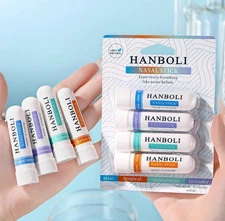 8 Pack Nasal Inhaler Stick Energy Boost Focus Aromatherapy Essential Oil HANBOLI