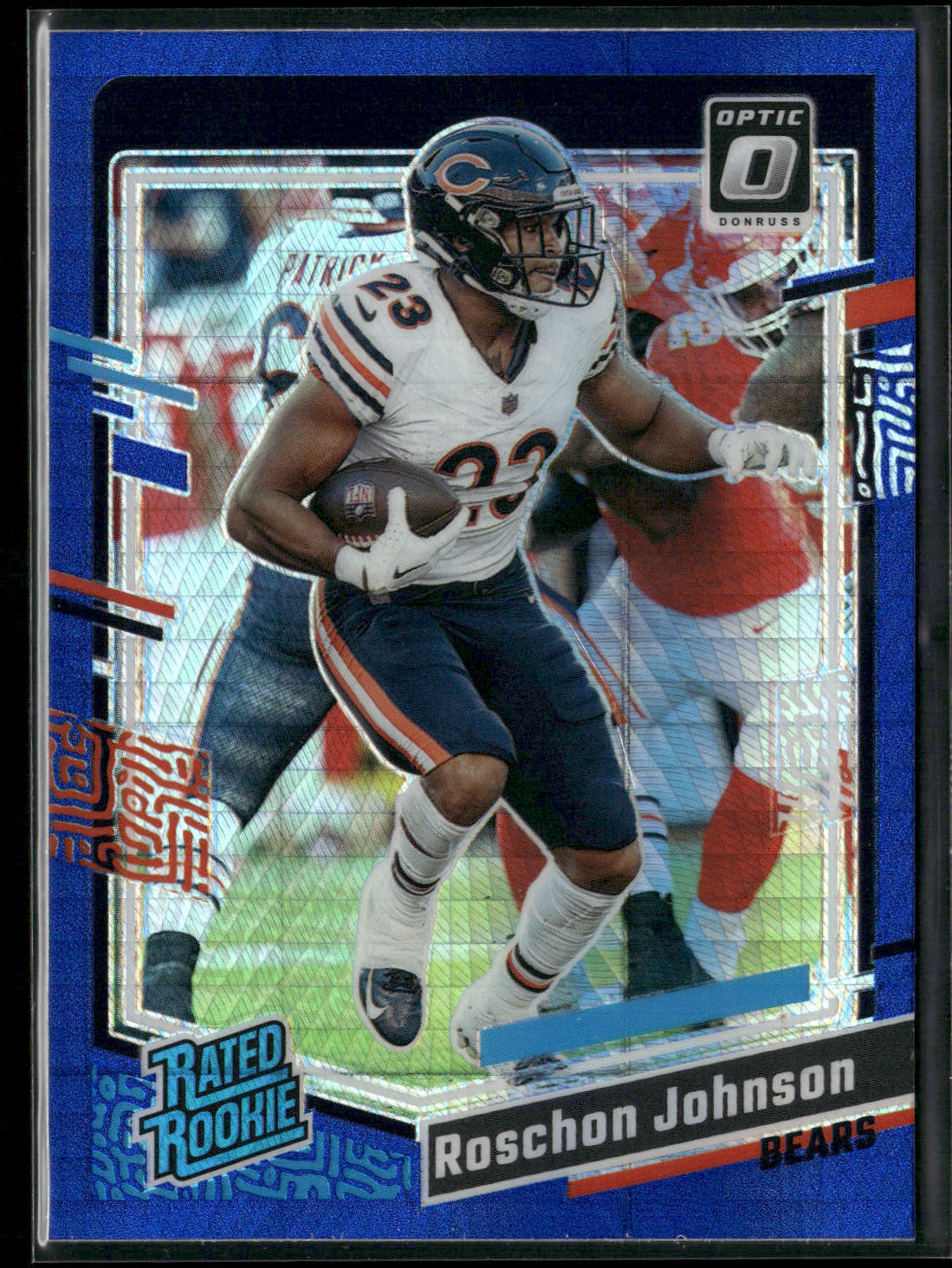 2023 Donruss Optic #217 Roschon Johnson Blue Hyper