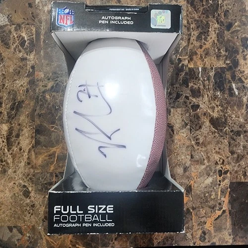 Nick Mangold New York Jets Autographed Football with COA