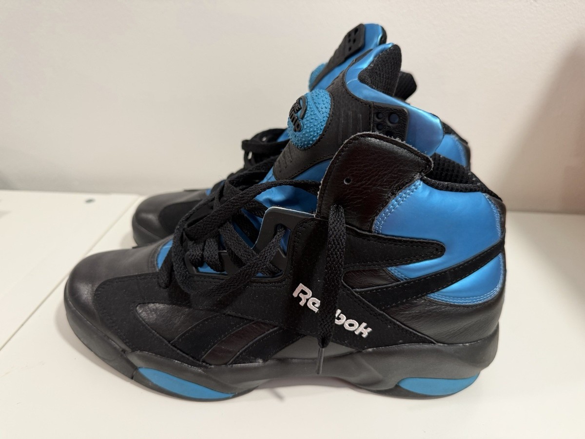 reebok shaq attaq black azure Size 11.5 | eBay