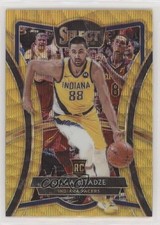 2019-20 Panini Select Premier Level Tmall Gold Wave Prizm Goga Bitadze #158 01su