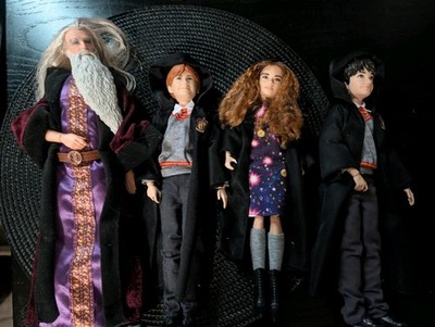 Mattel Harry Potter Doll Figure Lot Dumbledore Hermione Ron Weasley Loose 11''