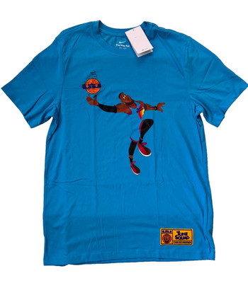 NIKE DRI-FIT LEBRON X  SPACE JAM  ''TUNE SQUAD''  MEN'S BASKETBALL T-SHIRT.