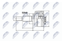 NTY Gelenksatz, Antriebswelle NPZ-RE-002