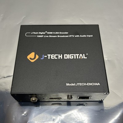 J-Tech Digital HDMI Encoder 1080P Live Stream Broadcast MDL: JTECH-ENCH4