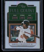 2024 Panini Three and Two #13 Enrique Bradfield Jr. Full Count Holo Foil #/99