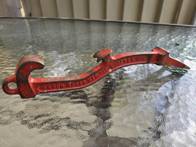 Vintage Akron Brass Mfg. Co. Hydrant/Spanner Wrench Multi Tool No. 10 Pat'd 1925