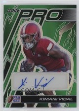 2024 Leaf Pro Set Metal Goin' Green Prismatic 4/5 Kimani Vidal #GP-KV1 Auto 14hk