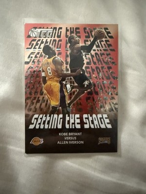 2001 Topps Champions and Contenders Kobe Bryant vs Allen Iverson HOF 