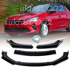 Car Front Bumper Lip Splitter Spoiler Body Kits For Vauxhall Corsa 2000-2020 #F