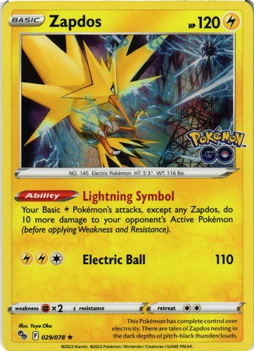Pokémon Pokemon GO #029/078 Zapdos