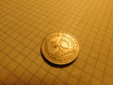 coin germany 50 pfennig 1920 # 1081