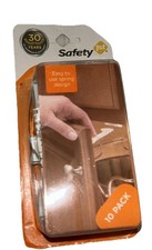 Safety 1st Spring Loaded Cabinet Drawer Latches Child Safety Proofing 10 Pack
