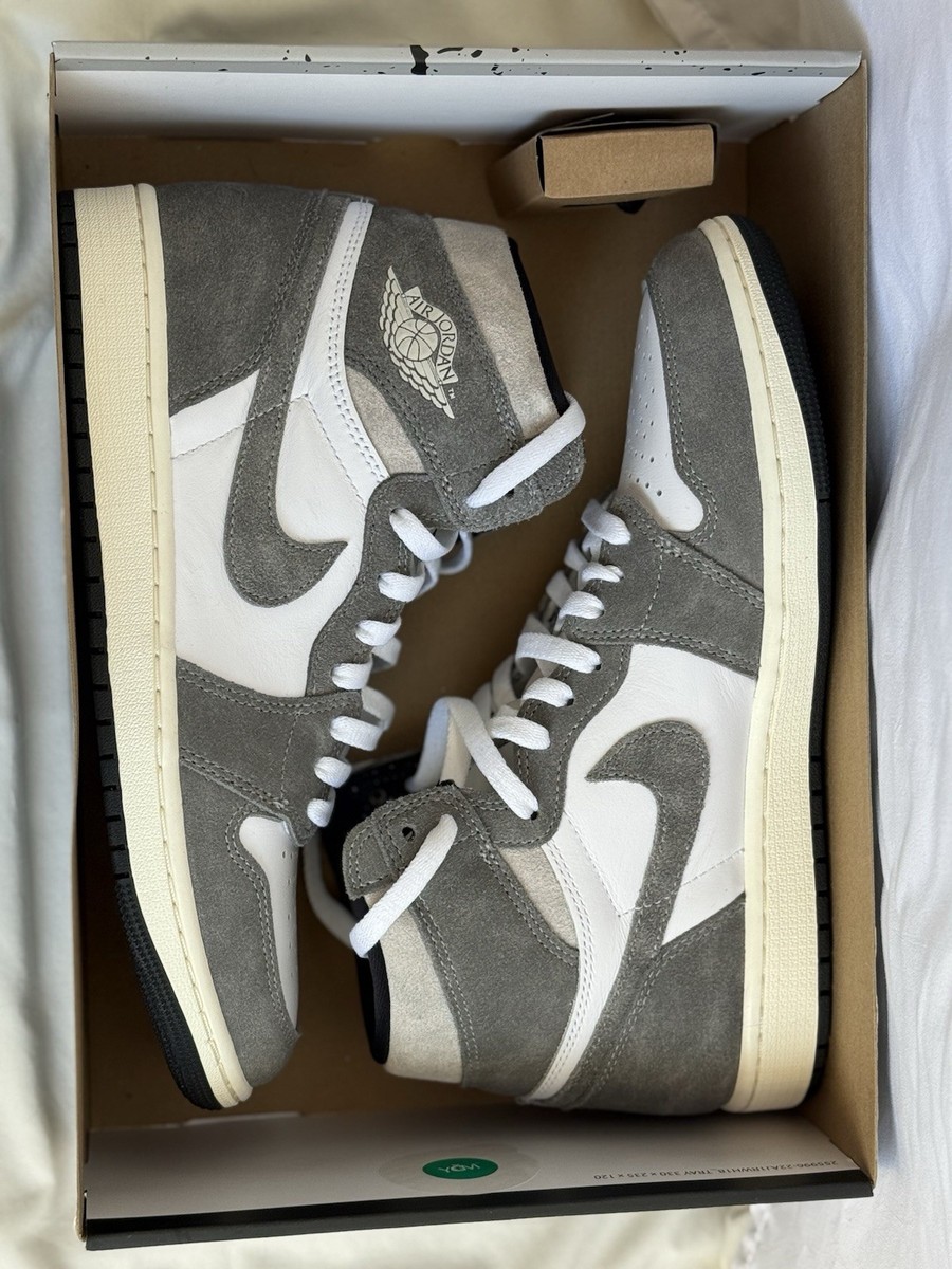 Nike Air Jordan 1 Retro High OG Smoke Gray High-Top Sneakers White