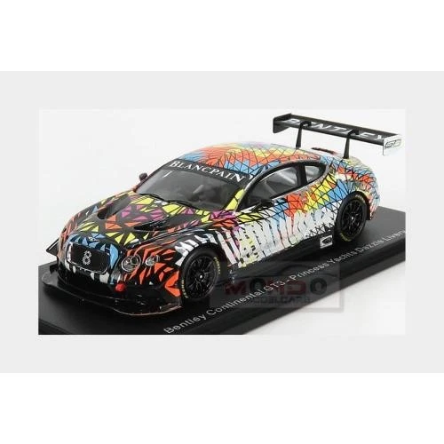 1:43 Spark Bentley Continental Gt3 #8 Princess Yatchs Dazzle Livery 2019 S7797 M - Immagine 2 di 2