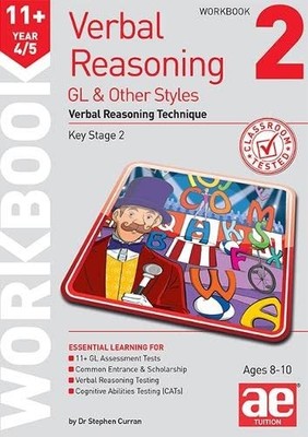 11+ Verbal Reasoning Year 4/5 GL and Other Styl, Curran, Turner Paperback..