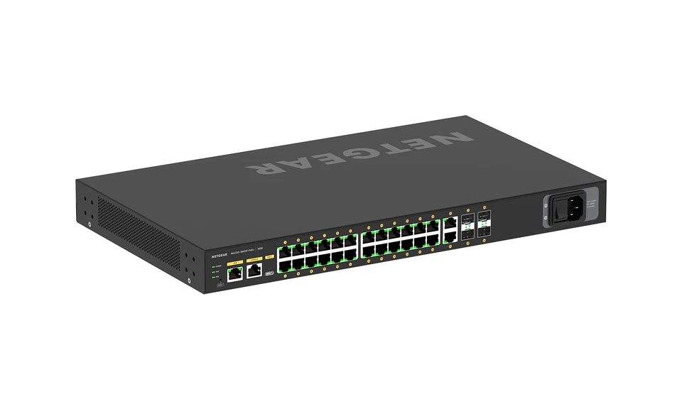 BZBGEAR NETGEAR AV LINE 24x1G POE+ 300W 2X1G and 4x SFP Managed Switch - Image 3 of 4