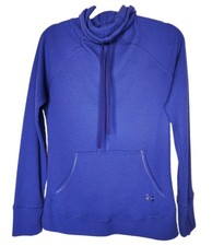 Under Armor Cold GearVivid Purple Waffle Kni Cowl Neck w Drawstring Women's M