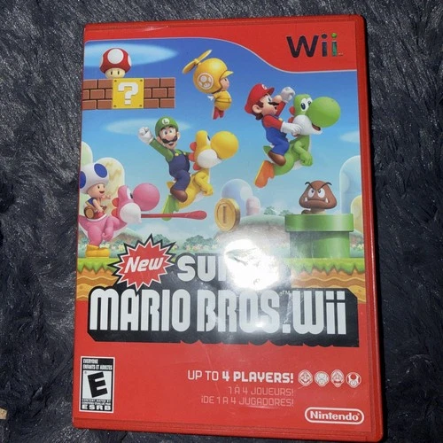 New Super Mario Bros. Wii (Nintendo Wii, 2009) (Tested)