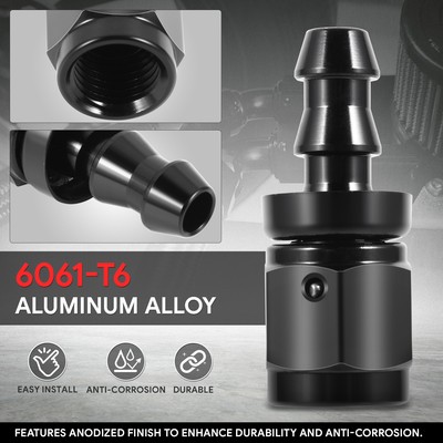 Anodized 4AN to 1/4