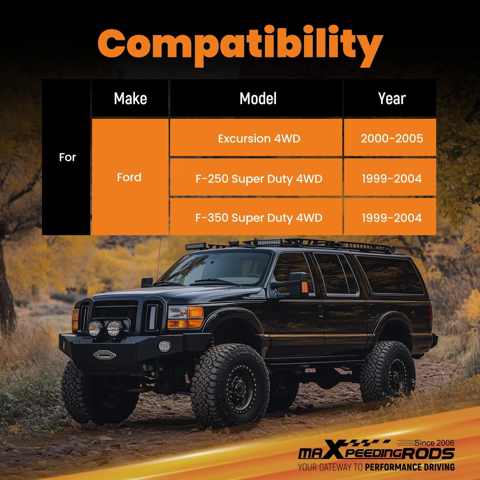 Estabilizador de dirección doble para Ford F250 F350 Excursion 4x4 2000-2005 Foto 4 de 4