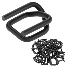 3/4” Phosphate Cord Strapping Buckles Pack 100 0.164ga Heavy Duty Metal