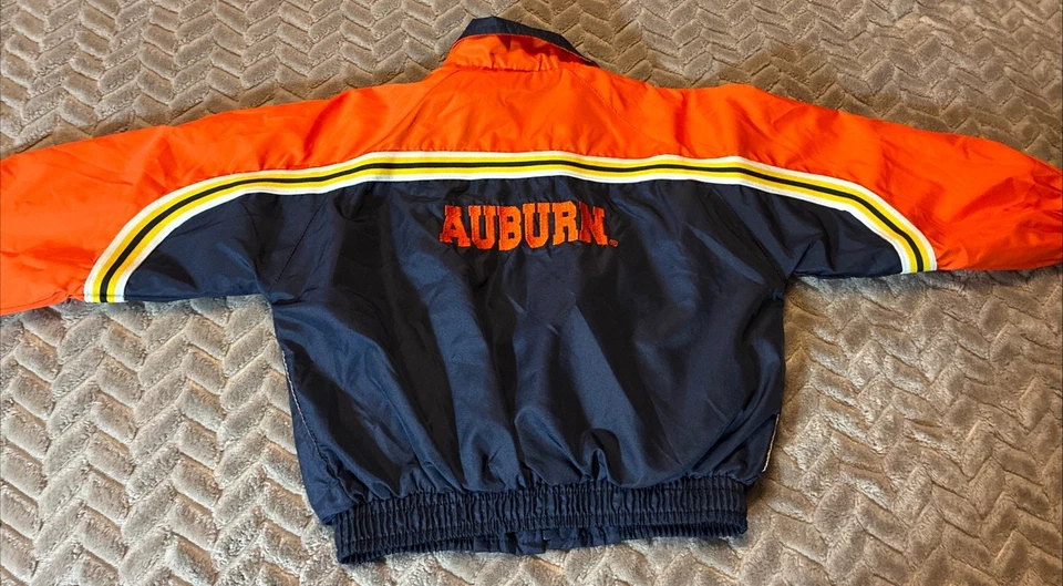 Heisman Reebok 系列青少年 4T 奥本拉链夹克口袋幼儿 — 第 2/4 张图片