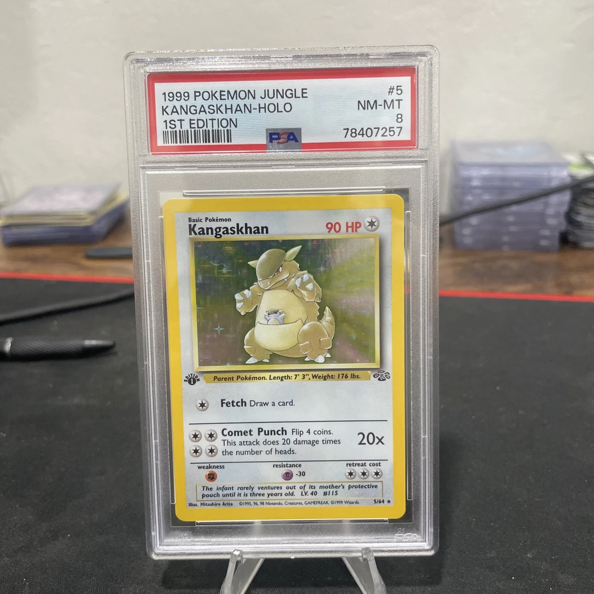 Pokémon TCG Professional Sports Authenticator (PSA) Jungle Grade 8