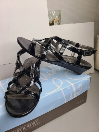 Sandalias Life Stride Yuppies Toronta NEGRAS 7 M Con Caja - Imagen 5 de 10