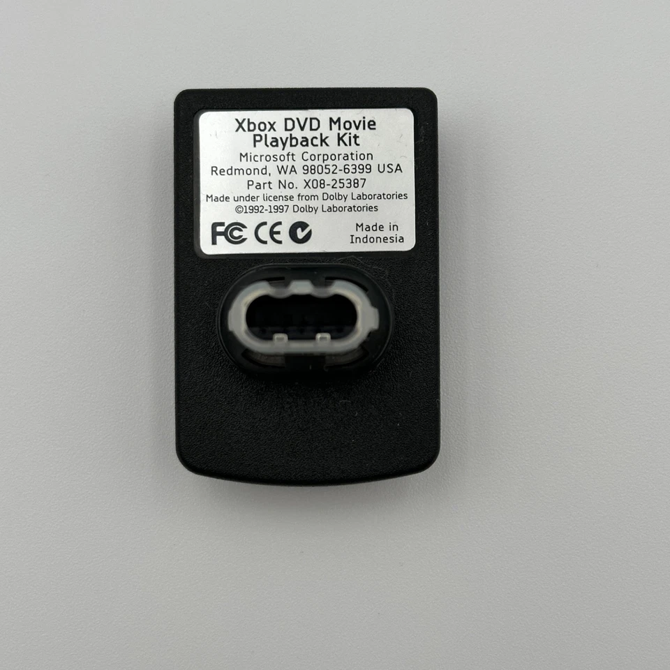 Original XBOX DVD Movie Playback Kit Remote Control & Receiver Tested & Working - Image 3 of 4