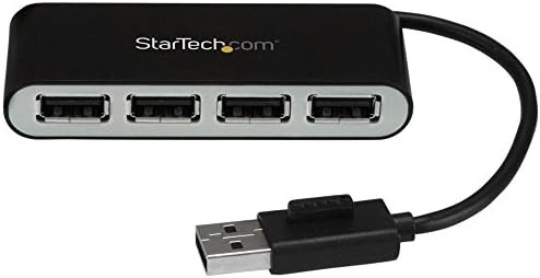 StarTech 4 Port USB 2.0 Hub Bus Powered Portable Multi Port USB 2.0 Hub - Picture 1 of 6