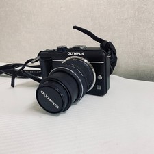 OLYMPUS PEN E PL1s Lens Kit Black Working Condition