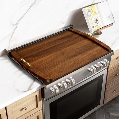Noodle Board Stove Cover - Stove Top Covers with Handles for Gas Electric Sto...