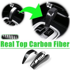 Set Echte Kohlefaser-Auto-Schaltknaufabdeckung für Porsche Cayenne 2004-2009
