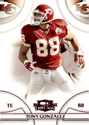 2008 Donruss Threads #9 Tony Gonzalez