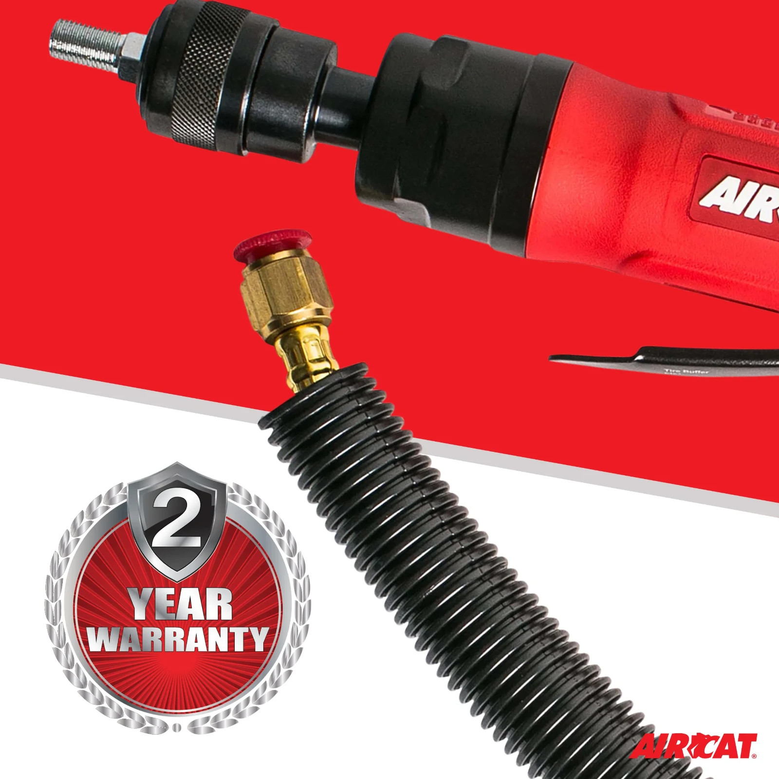 AIRCAT 6402 .6 HP 2,600 RPM COMPOSITE TIRE BUFFER