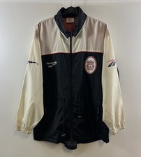 Liverpool Bench Rain Football Coat 1996/97 Adults XL Reebok H744