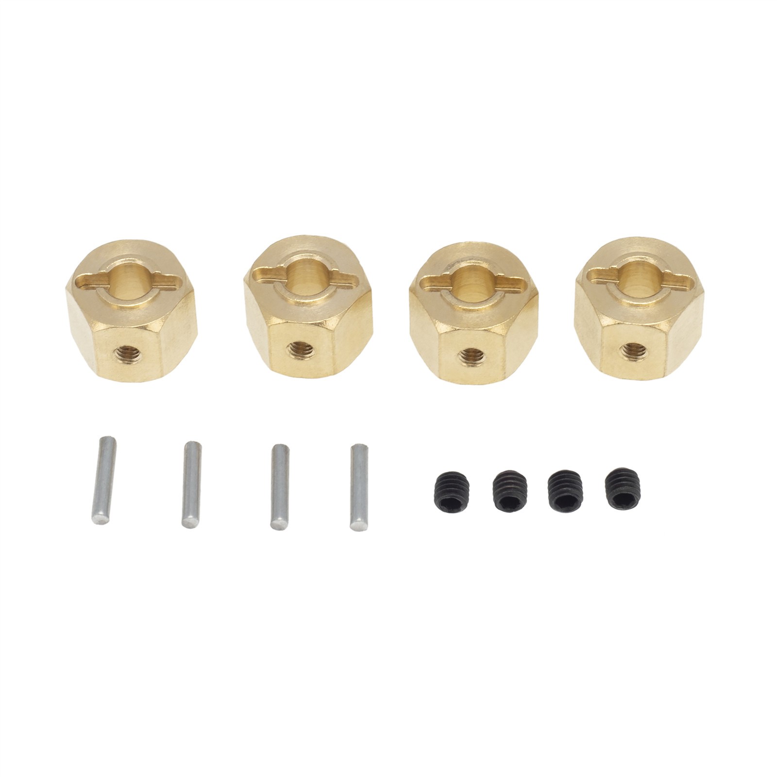 Brass Heavier Wheel Hex Hub Adapter For Axial Scx10 90046